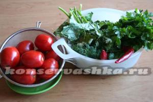 Как да затворите домати за зимата в литрови буркани Рецепта за горещи домати за мариноване